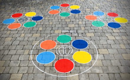 Unser Pausenhof der guten Laune wächst