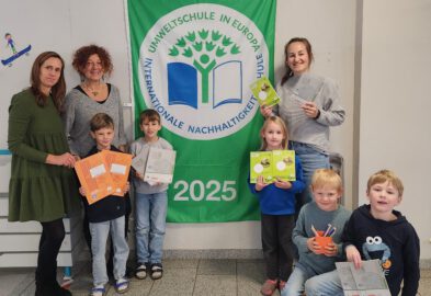 Dr.-Johann-Stadler-Schule Parkstetten erneut ausgezeichnet – 3-Sterne-Ehrung als „Umweltschule in Europa“