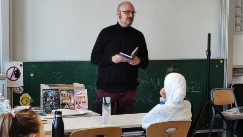Autor Oliver Uschmann zu Gast an der Mittelschule